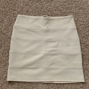 Nude power skirt